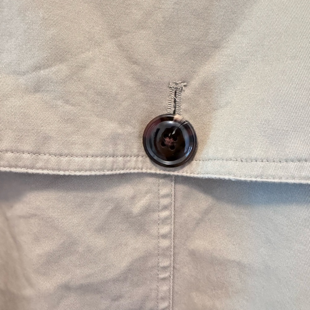Beige Double-Breasted Trench Coat Joe Fresh - Picture 4 of 5